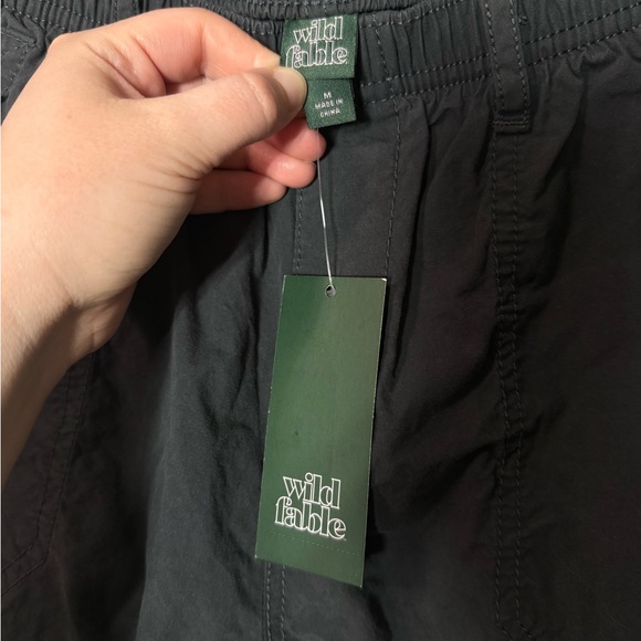 Wild Fable Charcoal Wide-Leg Cargo Pants - Picture 6 of 8